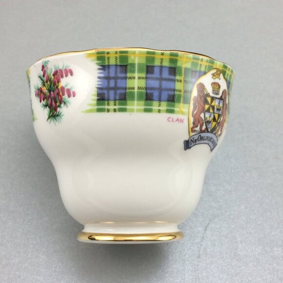 Vtg Clan Campbell Royal Standard Bonnie Scotland Teacup Saucer Fine Bone China - Picture 6 of 10